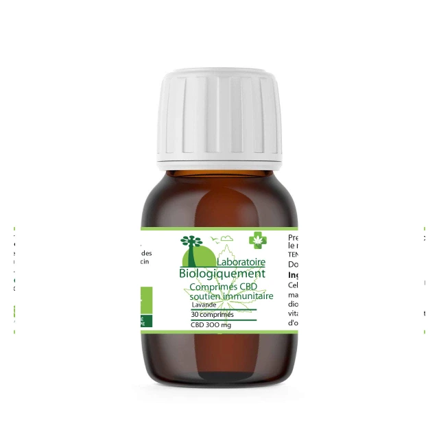 Comprimés CBD 300mg soutien immunitaire