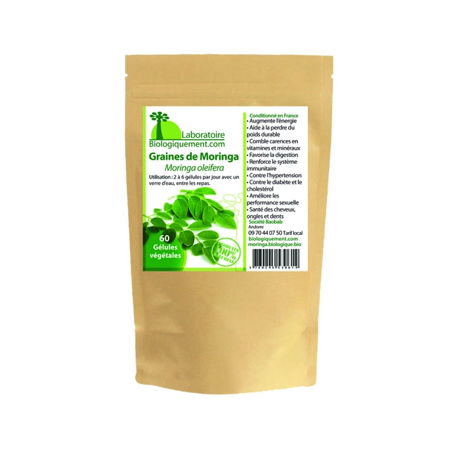 Gélules de graines de Moringa